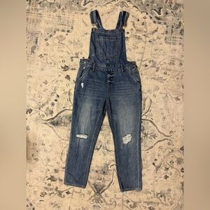 Risen Blue Denim Overalls